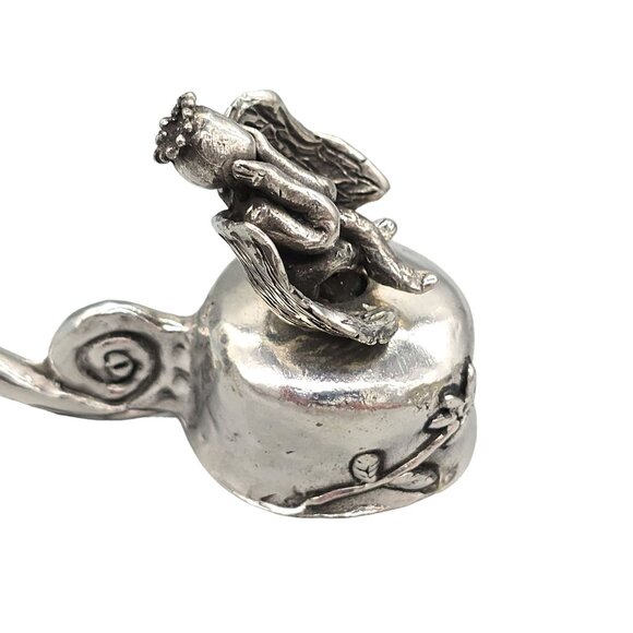 Metal Morphosis Candle Snuffer Angel By Kaycee Binns 8" Detailed Handcrafted USA - Picture 6 of 16